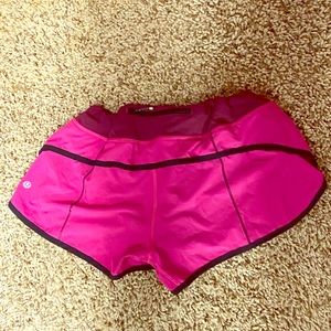 Lululemon Speed Shorts